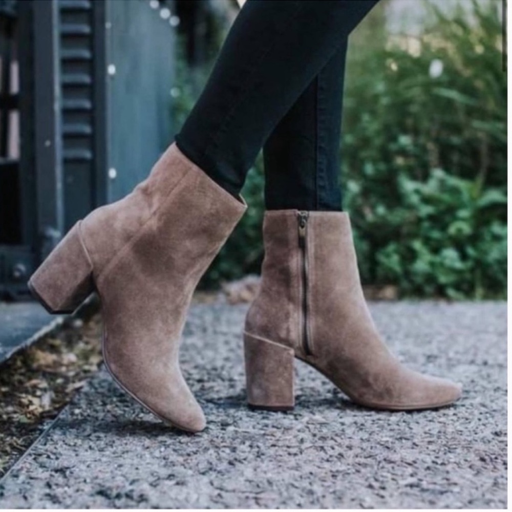 Thursday Boot & Co Paloma Women's Tan Suede Ankle Boots